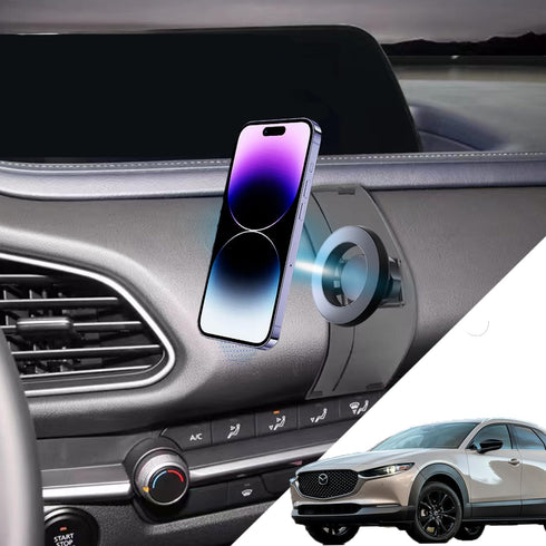 Mazda CX30 Phone Mount, cx-30 Mount Magnetic Phone Holder for 2024 Mazda Cx30 Accessories, Compatible for All Cell