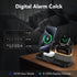 5 in 1 Wireless Charger with Alarm Clock for Apple, Mag-Safe Charging Station for iPhone 16/15/14/13/12, Apple Watch