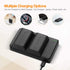 LP-E6 LP E6N Replacement Camera Batteries with Rapid Dual Charger Set for Canon 5D Mark II, III, IV, 6D, 7D