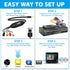 Herfair Hi8 VHS to Digital Converter, USB Video Capture Card Device, RCA to USB A Converter, Convert VHS VCR DV Tape