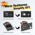 DAJUNGUO 1002S 2.0 Bluetooth Amplifier Board, Dual TPA3116D2 Chips, 100W+100W Power Output, Bluetooth/USB/3.5mm AUX
