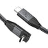 XAOSUN USB C Cable Short Right Angle, 240W USB C to USB C 1.6ft 90 Degree 20Gbps Data 4K Video Fast Charging Cord.