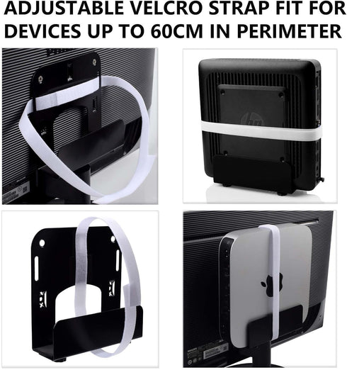 Gmailmall Cable Box Mount Modem Adjustable Wall Mount for Most Narrow Media Players Compatible with Roku, Router, Fire