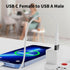 USB to USB C Adapter 5 Pack, Type C Female to Male Charger Converter for iPhone 15, iPad, Samsung Galaxy S23