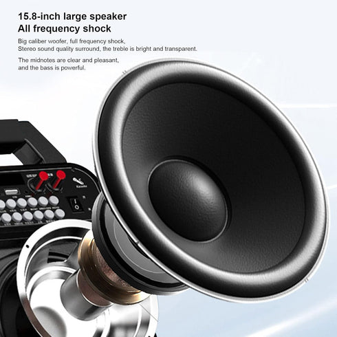 HRD-700 Portable Shortwave Radio, Bluetooth 5.0 Radio Music Player, FM MW SW WB NOAA Receiver, Full Band Broadcast
