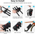 Caudblor Portable Speaker Mount for Bike/Golf Cart Railing/Boat, Adjustable Wireless Speaker Strap Holder