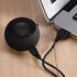 Portable Mini Speaker with 3.5mm Aux Jack, Loud Bass Speaker for Smartphone, Retractable Mobile Line-in Speaker for