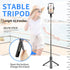 Gimbal Stabilizer for Smartphone with Retractable Selfie Stick and Tripod, 1-Axis Multifunction Remote Rotation