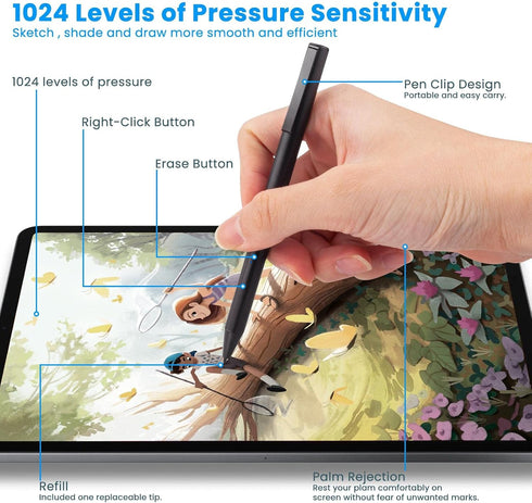 BoxWave Stylus Pen for ASUS ZenBook Flip S UX370, ActiveStudio Active Stylus 2020 with Ultra Fine Tip