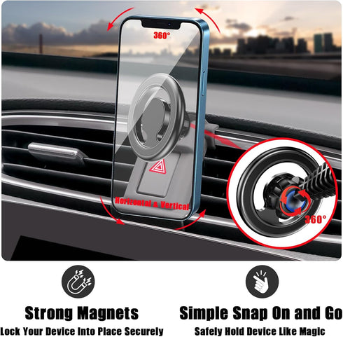 Car Phone Holder, Air Vent Stand for Honda CR-V 2017-2022, Mag-Safe Magnetic Navigation Bracket for All Smartphones