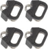 4 Sets Metal Triangle Split Ring Hooks for Camera Straps with Brackets,