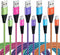 Fast Phone Charger Android 10ft 5-Pack Long Micro USB Cable Braided for Samsung Galaxy J3, J7, S6, S7 Edge, Note