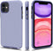CellEver Heavy-Duty Case for iPhone 11, Dual Layer Military Grade Protection, Slim Shockproof Cover - Light Purple