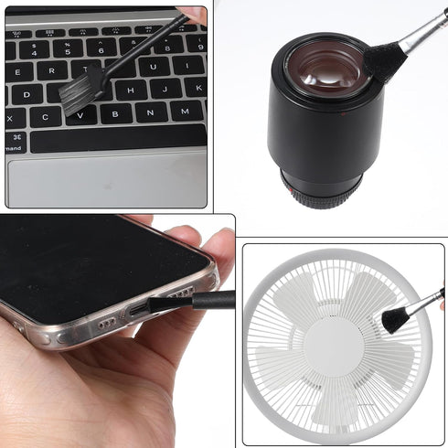 FdcLixuvol 10 Keyboard Brush, Pcs Mini Anti Static Brush Keyboard Cleaning Brushes Kit Nylon Dust Cleaning Brushes