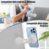 Aerbeis Updated Magnetic Laptop Phone Holder - Adjustable Continuity Camera Mount Stand Compatible with MagSafe, Slim