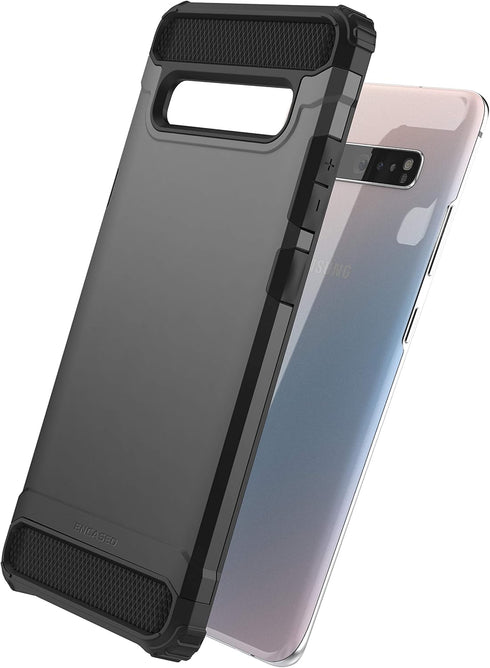 Heavy Duty Galaxy S10 5G Case (Scorpio Armor) Military Grade Rugged Protective Cover for Samsung S10 5G (Black)