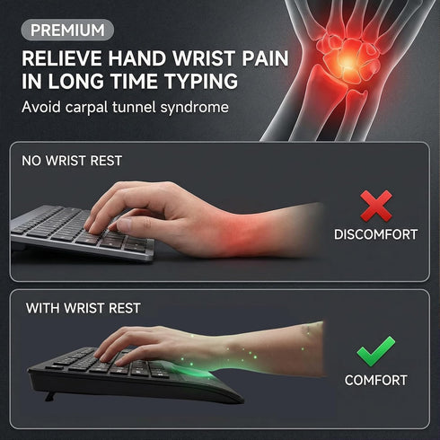 MIKUSO Large Print Computer Keyboard,High Contrast Big Letter Keyboard for Seniors Visually Impaired Low Vision,Laser