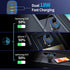 72W 4-Port USB C Super Fast Car Charger for iPhone 16 Pro Max/Plus, Samsung Galaxy S24 Ultra, Google Pixel 9, Multi Port