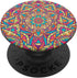 Cute Mandala Colorful Pink Yellow Flower Shape PopSockets Swappable PopGrip