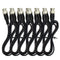 ANVISION 6-Pack Black 1m 3.3ft BNC Male to BNC Male Jumper Cable