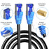 Veigrvy Cat6A 100 23AWG 550MHz CAT6A 20 Outdoor Ethernet Cable ft Supports POE, High-Speed Cable Direct Burial