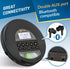 KLIM MP3 Nomad - New - Portable CD Player Walkman with Long-Lasting Battery - with Headphones - Radio FM - Compatible