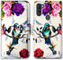 Case for Galaxy A11 (US Version) - Hummingbird in Flowers Leather Flip Wallet Cover with Card Slot