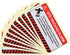 10 Pcs GPS Tracking Sticker, Car Alarm Sticker, Self Adhesive Anti-Theft Car