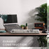 Perixx PERIBOARD-106M, Wired Performance Full-Size USB Keyboard, Curved Ergonomic Keys, Retro Gray/White