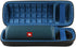 co2CREA Hard Travel Case for JBL Flip 6 FLIP 5 Waterproof Portable Bluetooth Speaker (Black Case + Blue Inside)