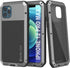 Punkcase for iPhone 12 Pro Max - Heavy Duty Military Grade Armor Metal Case, Shock Proof Hard Aluminum & TPU Design.