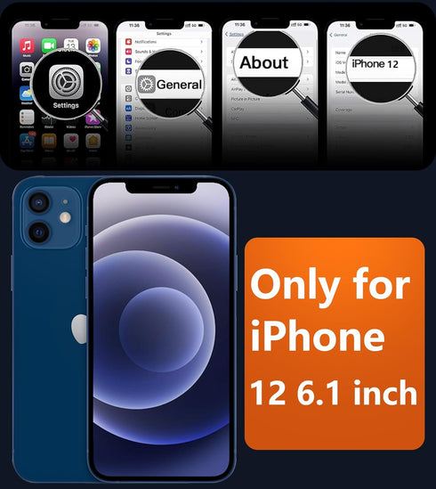 FNTCASE for iPhone 12 Clear Case: Magnetic Military Grade Drop Protection Anti Yellowing Cell Phone Cover - Rugged Durable Shockproof Protective Bumper