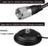 Retevis Magnetic Antenna Mount Base with 5M Coaxial Cable for CB Radio Car Bus Mobile Transceiver