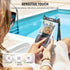 JOTO 2 Pack Large Waterproof Phone Pouch - IPX8 Universal Underwater Dry Bag for iPhone 15/14/13/12/11 Pro Max