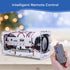MiOYOOW DIY Bluetooth-Compatible Speaker Kit with LED Flashing Light, DIY Electronics Soldering Project, USB Mini Home