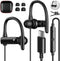 USB C Headphones Over Ear Hooks for iPhone 15 Pro Max Plus, Wired Earbuds with Loops Mic for Samsung Galaxy