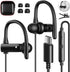 USB C Headphones Over Ear Hooks for iPhone 15 Pro Max Plus, Wired Earbuds with Loops Mic for Samsung Galaxy