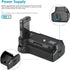 Neewer Professional Vertical Battery Grip for Nikon D3100/D3200/D3300/D5300, Works with 1 or 2 EN-EL14 Batteries