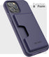 ENCASED Phantom Wallet Case for iPhone 12 Pro Max, Protective Cover with Card Holder Slot (3 Credit Cards Capacity),