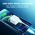 USB C Wall Charger, Seyas 20W Mini Fast Charger Type C Wall Charger Compatible with iPhone/iPad/Airpods/Pixel/Galaxy/Switch and More, 2-Pack