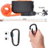 Steel-cored Waterproof Action Camera Anti-Loose Dive Wrist Strap, Diving Surfing Snorkeling Safety Wire Rope Tether