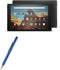 BoxWave FineTouch Stylus Pen for Amazon Fire HD 10 (9th Gen 2019), Super Precise - Lunar Blue