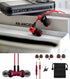 MR01 Wired in-Ear Headphones - Stylish, Comfortable, Noise-Isolating Earbuds with Microphone for iPhone, Samsung, Red.
