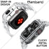 amBand Bands Compatible with Apple Watch 9/8/7 41mm - M1 Sport Series Rugged Case with TPU Strap for iWatch