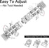 Stylish Metal Wristband for Fitbit Charge 6/5, Cute Strap with Love Cross Pendants, Chain Charms Bracelet