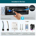 iFreGo USB,SD,AUX,7 MP3 Car Radio Bluetooth, Single DIN Car Stereo,FM Radio,Car Audio Receivers with Handsfree Calling