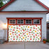 GNAKT AREWG 13x6ft Summer Garage Door Banner Cover Ice-Cream Cherry Starfish Garage Door Decoratons Banner for Indoor