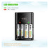 EBL Smart Rapid Charger for AA AAA 9V Rechargeable Batteries, Ni-MH Ni-CD Compatible