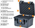 MEIJIA Portable All Weather Waterproof Camera Case with Foam, Fits Drones and Camera Equipment, 10.62 x 9.68 x 6.87