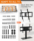 Universal TV Mounting Hardware Screw Kit Set with Box - M4 M5 M6 M8 Screws and Washers for TV VESA Mounting, Fits Most